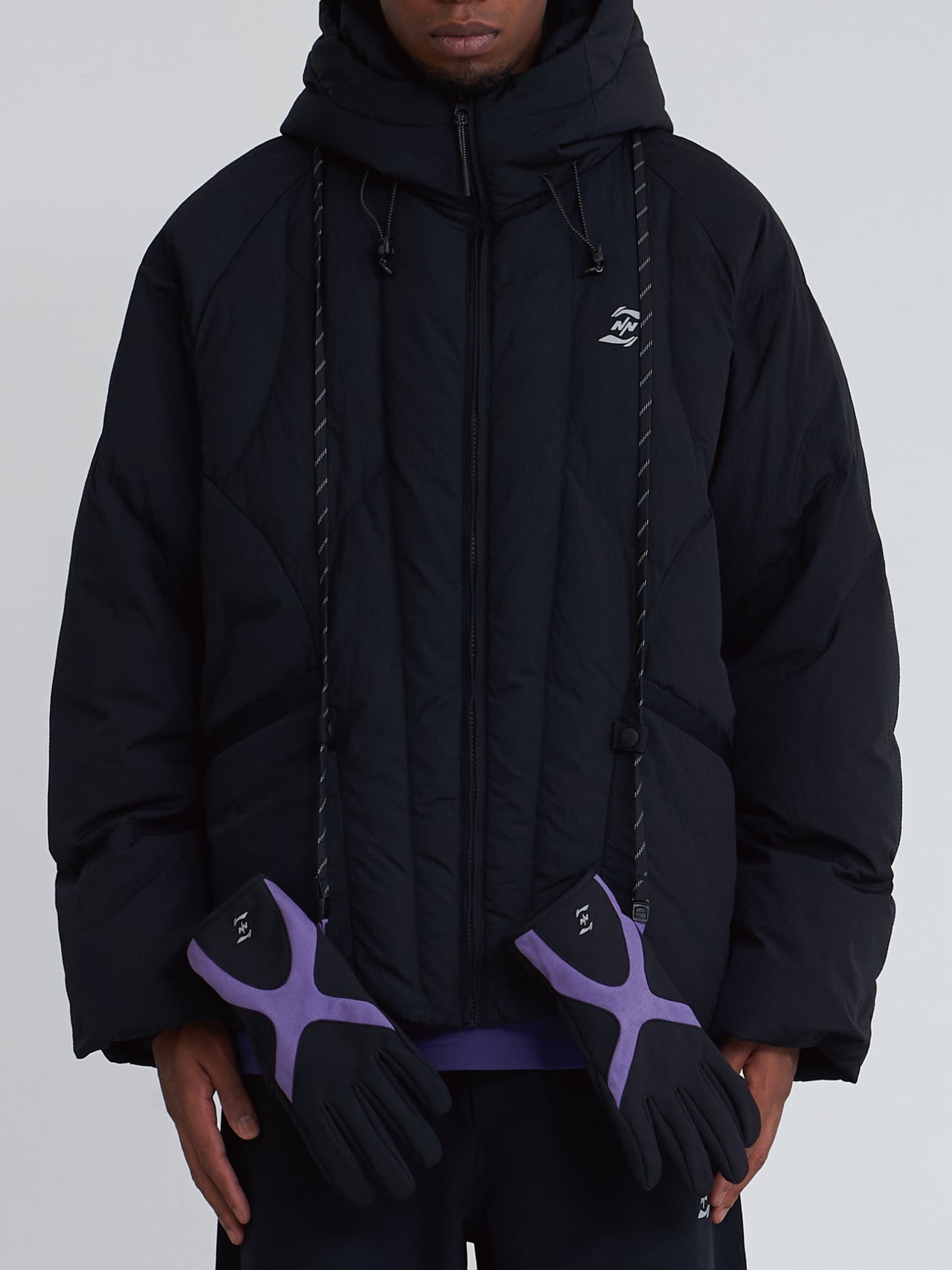 NīNEpointNīNE x LI-NING Tiles Puffer Jacket