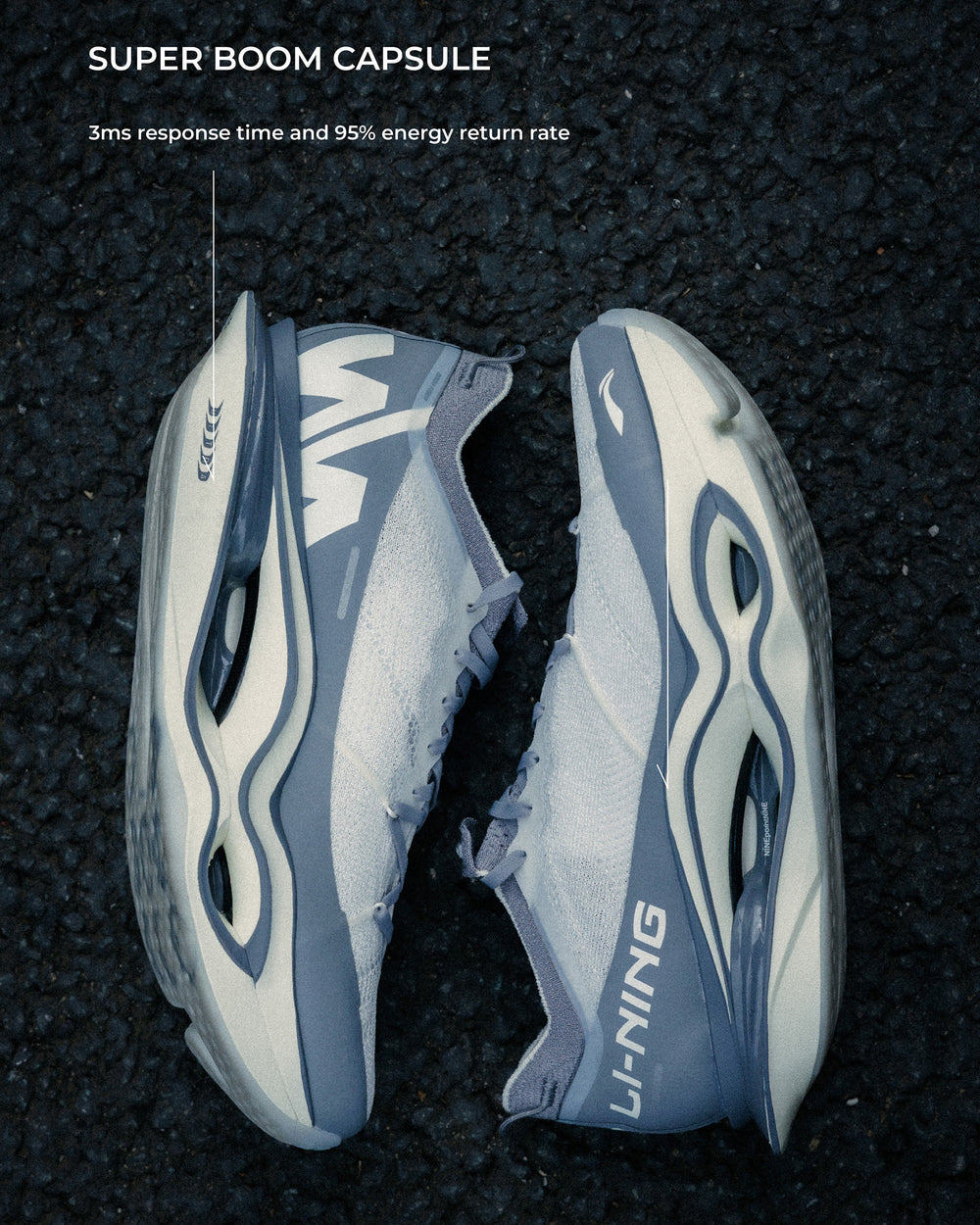 NīNEpointNīNE | Li-Ning  Feidian 6 Ultra -Grey